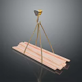 Wooden Planks And Stone Material Handling With Tripod Hoist For Construction