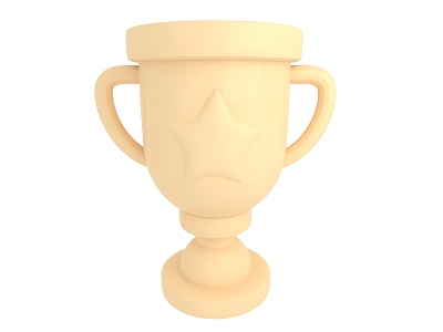 Modern trophy clay teacher's day education training teaching aids 3d model