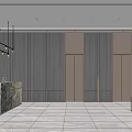 Modern Front Office Lobby 3d model