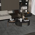 Modern coffee table 3d model