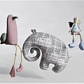 Modern Doll Doll Doll Toy Muppet Elephant Doll 3d model