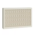 Modern Decorative Room Divider With White Frame And Diamond Pattern Design 3d model