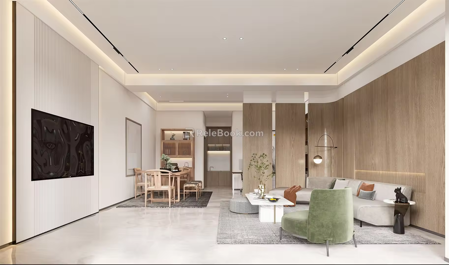 Modern Rest Area Store Office 3d model