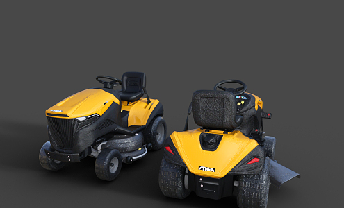 modern lawn mower 3d model