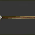 Claw Hammer with Metal Head and Wooden Handle on Black Smooth Surface and Reflection