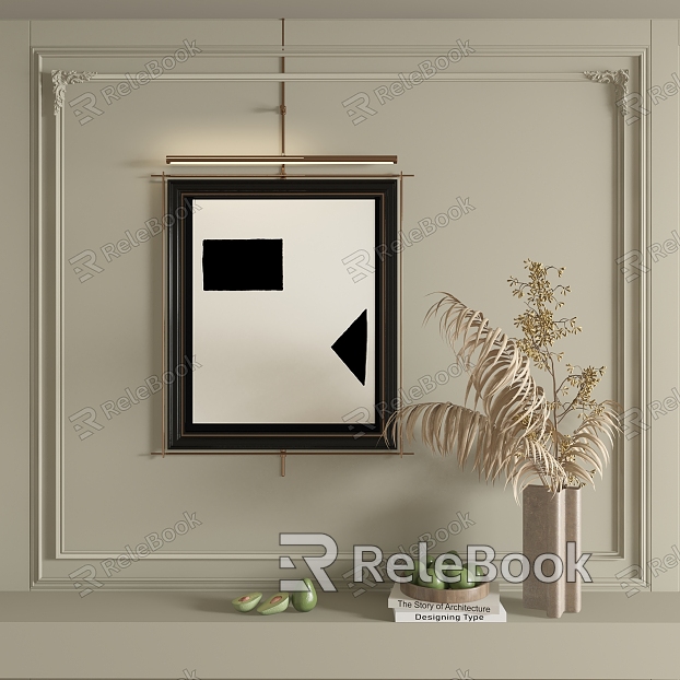 abstract decorative painting model