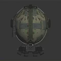 Military Tactical Camouflage Helmet Featuring Binoculars And Protective Earmuffs