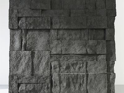 Modern background wall rubble background wall model