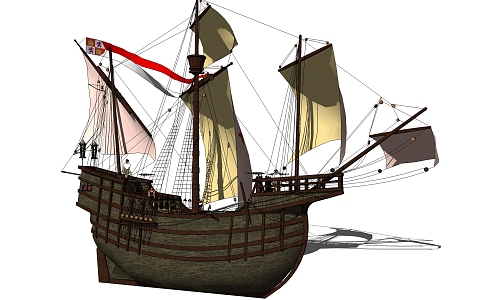 Modern Sailing 3d model