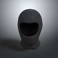 Gray Knitted Balaclava With Simple Design For Warm Stylish Comfortable Daily Wear