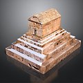 Altar Altar Temple Shrine Hero Altar Cartoon Building Outdoor Items Realistic 3d model