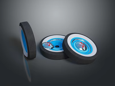 Tire tire wheel hub Volkswagen wheel hub Volkswagen tire new tire car outer tire car wheel hub 3d model
