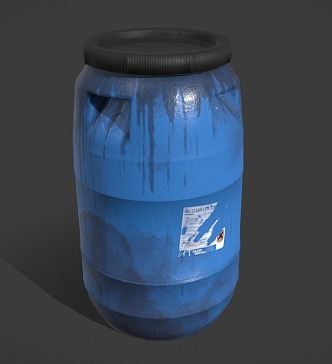 plastic bucket 3d model