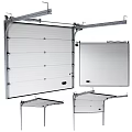 High Quality Garage Door Components With Steel Panel Track And Bracket