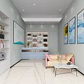 Nais Queen Hair Care Store With Modern Exterior Glass Door And Product