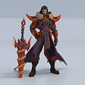 Game Character Cao 3d model