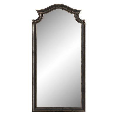 Vintage Full Length Mirror With Ornate Carved Frame And Classic Design Elements 3d model