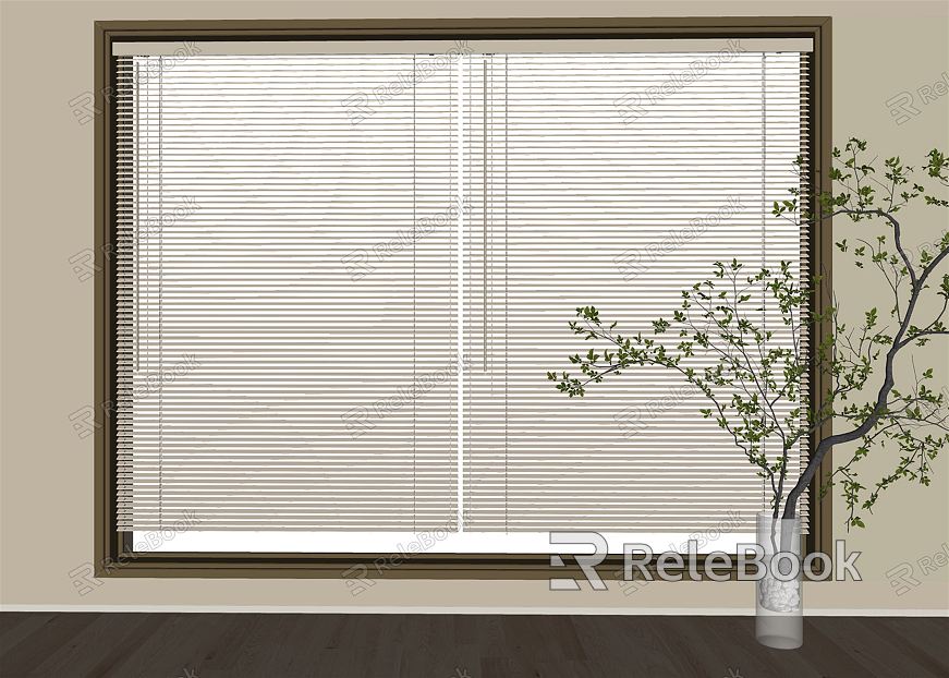 Modern venetian blinds model