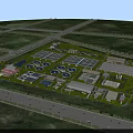 Large Industrial Factory Complex Featuring Multiple Connected Buildings Surrounding Greenery Roads And Organized Layout