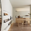 Elegant Modern Public Office Space Interior Design With Workstations Ergonomic Chairs And Natural Lighting