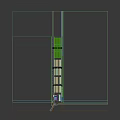 Prefabricated Bridge Girder Structure With Red Beams White Abutment Blue Supports On Tracks