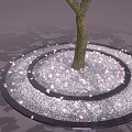 Sakura Tree Sakura Tree Cartoon Tree Cartoon Flower 3d model