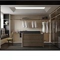 Luxury Walk-in Closet Jewelry Storage Drawer With Clear Lid And Organized Accessories