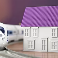Modern high-speed rail high-speed rail spring transportation enterprise commercial 3d model