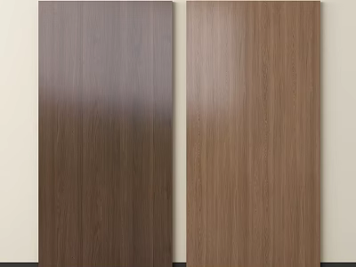 Wooden Wall Paneling with Dark and Light Brown Finishes for Interior Walls 3d model