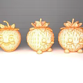 Cute Cartoon Strawberries With Smiling Faces Green Leaves And Small Legs