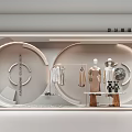Quiet Window Clothing Store Window 3d model
