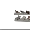 Contemporary Leisure Chairs Featuring Leather Upholstery Wooden Backs And Black Metal Legs