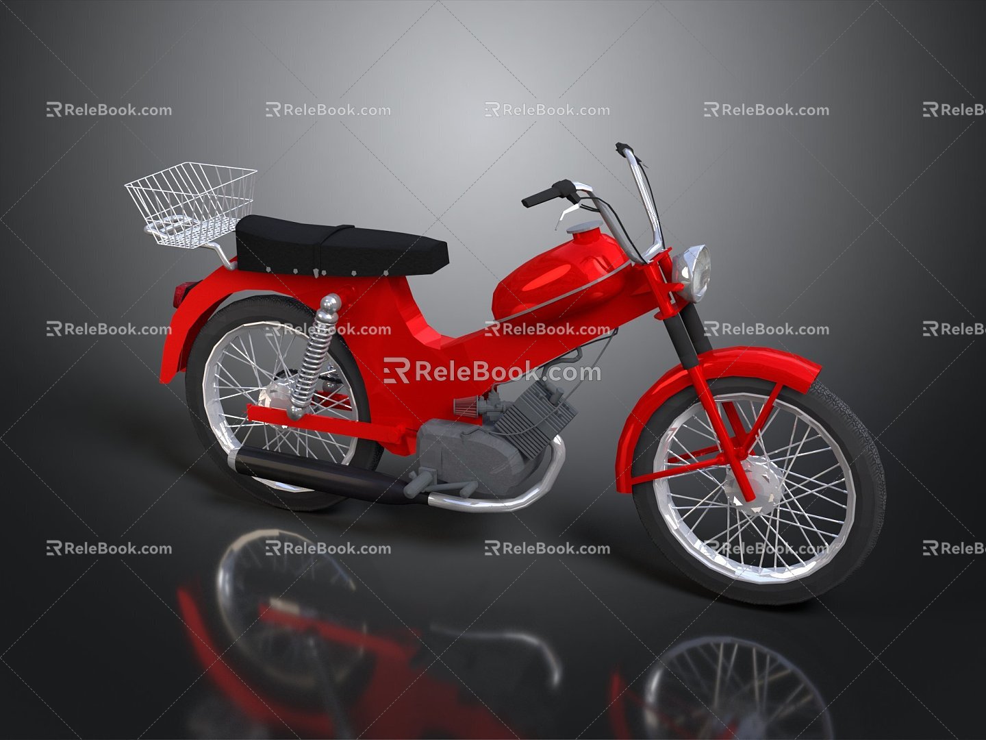 Motorcycle Two-wheeled Motorcycle Cross-country Motorcycle Road Race Motorcycle Motor Vehicle Transport 3d model