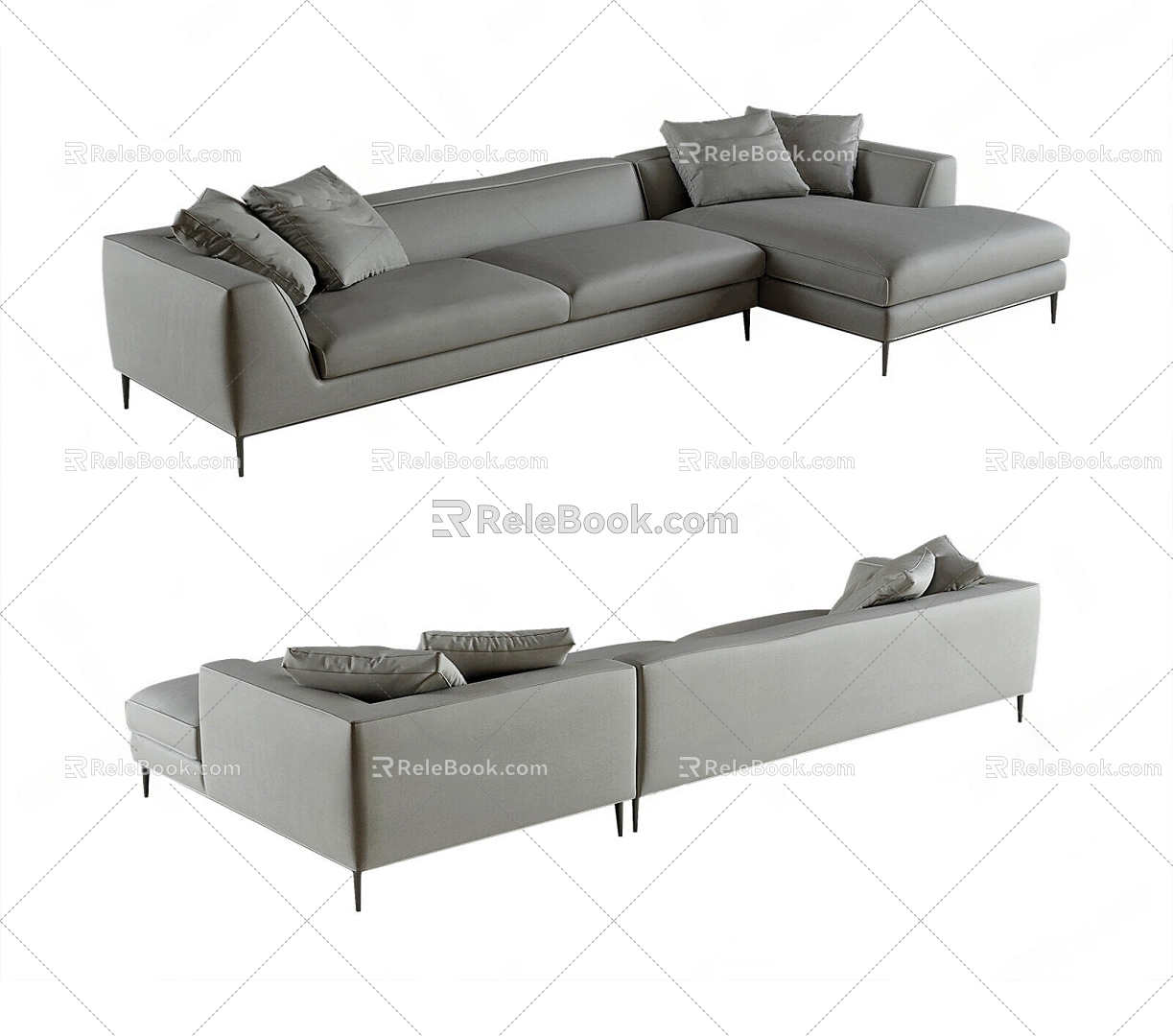 Multiplayer sofa 3d model download 2014VR0 3d model