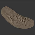 Garden Landscape Design With Beige Wavy Texture Natural Sandy Surface Finish