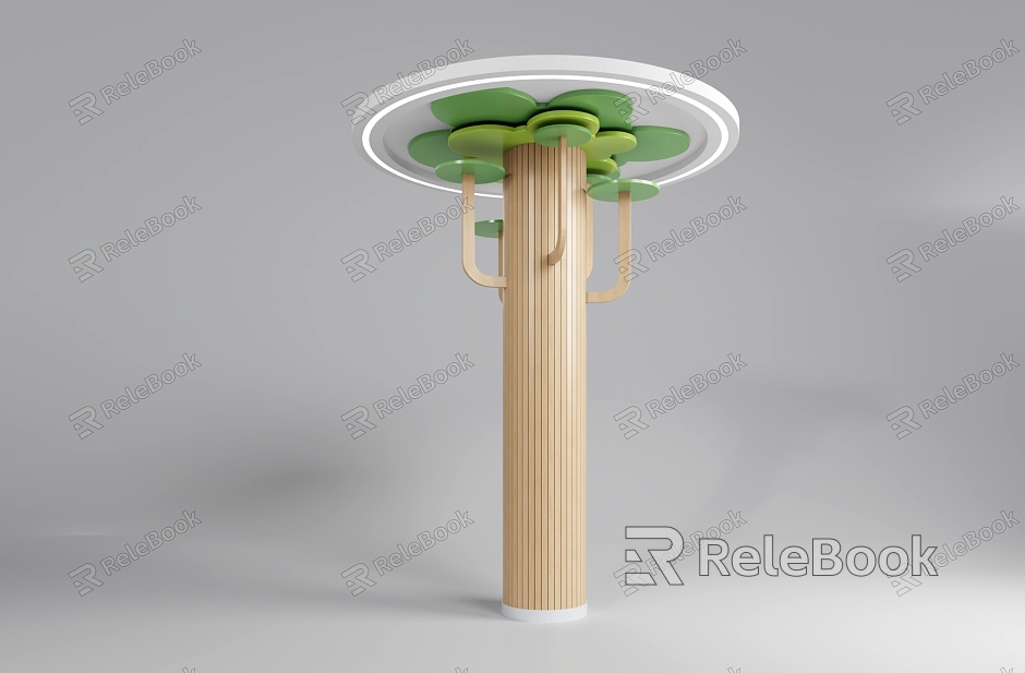 Modern Pillar Kindergarten Primary School Pillar Decoration model