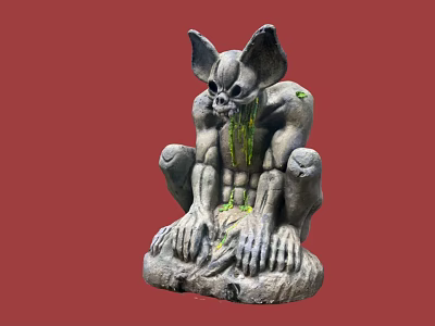 Modern Halloween Monster Eagle Beast 3d model Modern Halloween Monster Eagle Beast 3d model