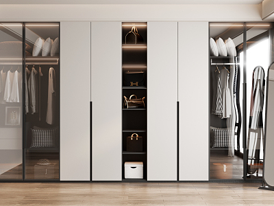 Modern wardrobe model