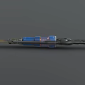 Sci-fi Dagger Sci-fi Dagger Flash Knife Future Dagger Cyberpunk Dagger High-tech Knife Low Face Number Low Model Simple Model Movie and TV Level Super Realism 3d model