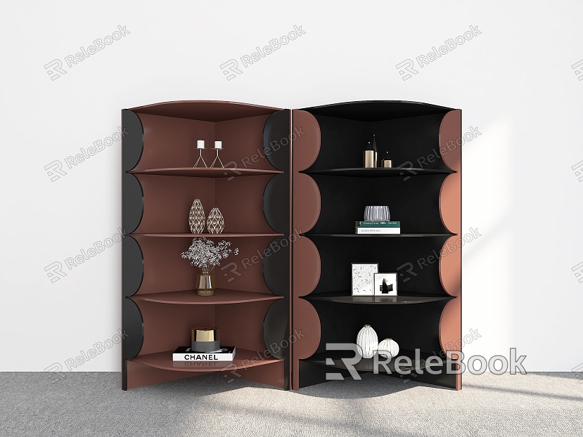 Bookshelf Bookshelf Ornaments Bookshelf Decorative Storage Cabinet Rack Bookshelf Combination Decorative Shelf Bookshelf model