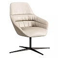 Modern Leather Office Chairs Beige And Red With Swivel Base Armrests And Comfortable Backrest