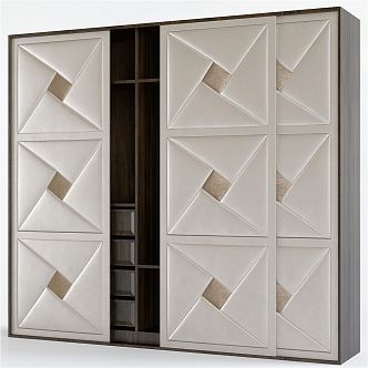 Modern wardrobe 3d model