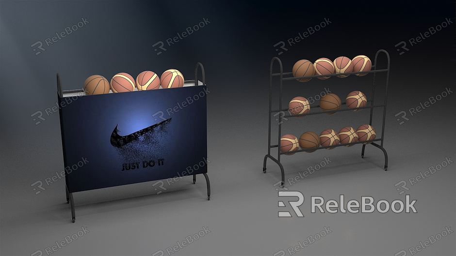 Modern Storage Rack Basketball Storage Rack model