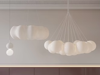 Modern chandelier 3d model