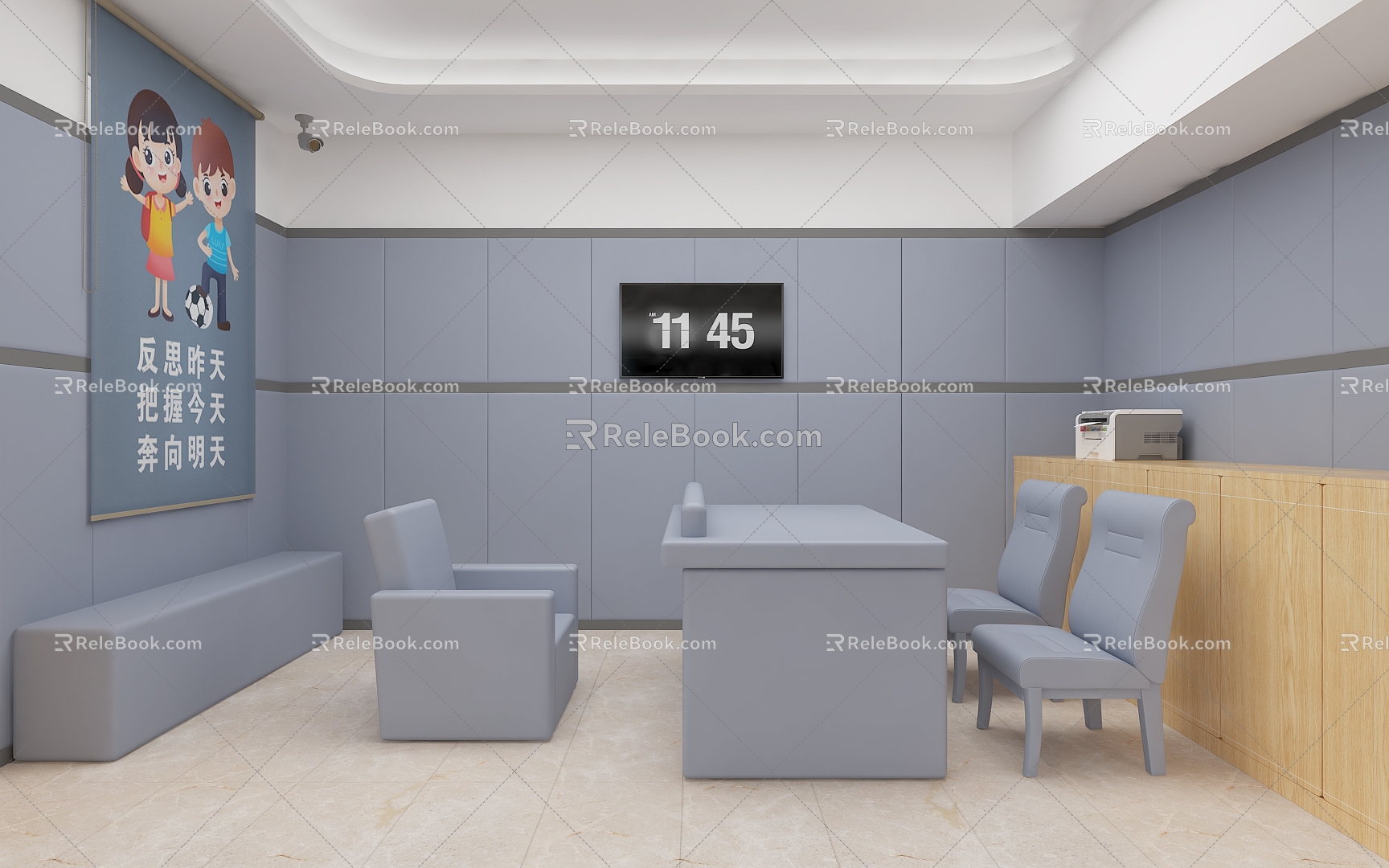 interrogation room 3d model