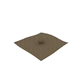 Spherical Construction Component With Rough Surface Texture And Mixed Rock Soil Materials