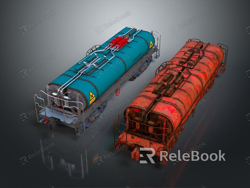 Modern oil tank oil tank truck model