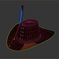 Hat Hat Realistic Game Item 3d model