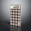 Modern Calculator Solar Calculator Classical Computer Antique Computer Antique Vintage Computer 3d model