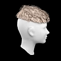 Game And Movie Character With Curly Blonde Wig On Mannequin Head